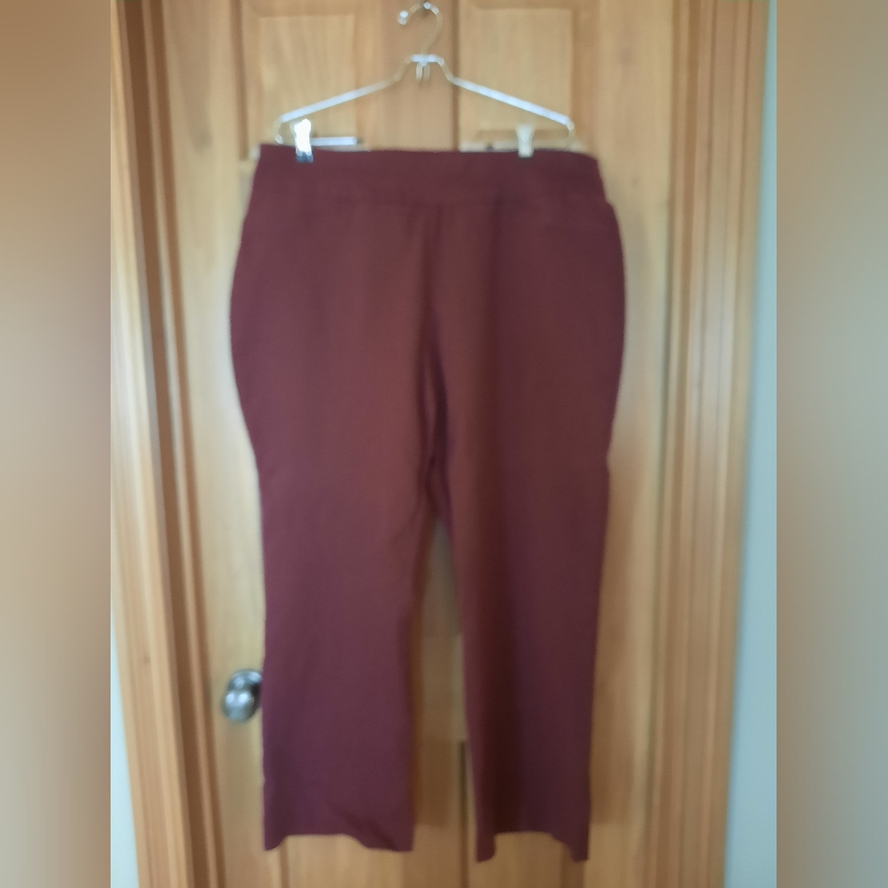 Womens burgundy dress pants